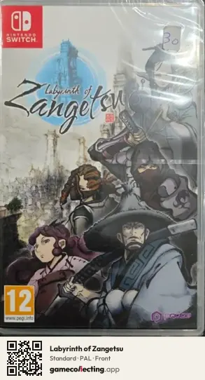 Labyrinth of Zangetsu Nintendo Switch, PAL box front