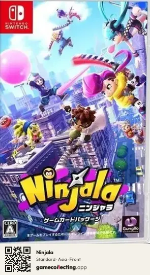 Ninjala Nintendo Switch, Asia box front
