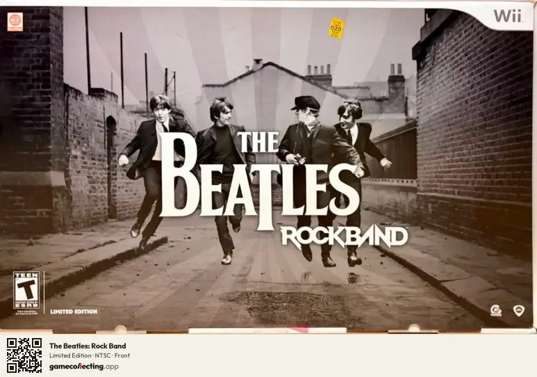 The Beatles: Rock Band Nintendo Wii, NTSC box front