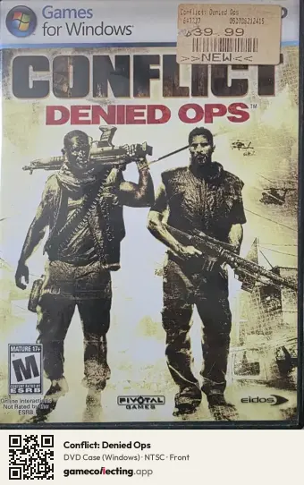 Conflict: Denied Ops Computer, NTSC box front