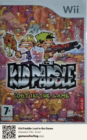 Kid Paddle: Lost in the Game Nintendo Wii, PAL box front