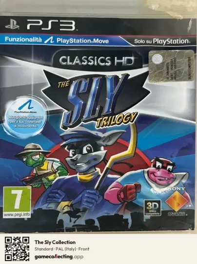 The Sly Collection PlayStation 3, Italy box front