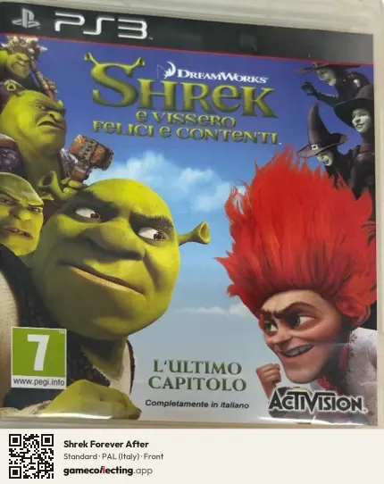 Shrek Forever After PlayStation 3, Italy box front