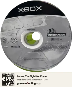 Loons: The Fight for Fame Xbox, PAL disc