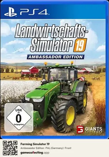 Farming Simulator 19 PlayStation 4, Germany box front