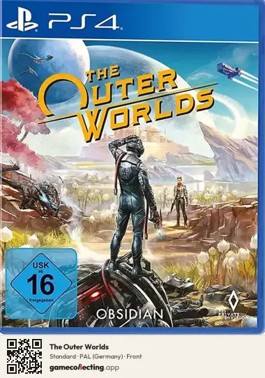The Outer Worlds PlayStation 4, Germany box front