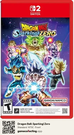 Dragon Ball: Sparking! Zero Nintendo Switch 2, NTSC box front