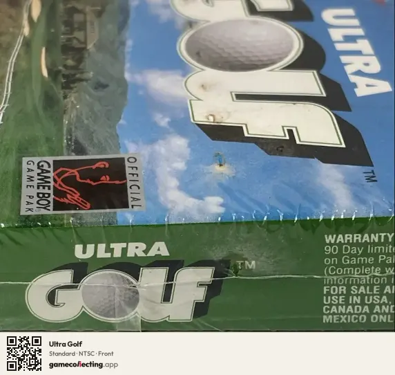 Ultra Golf Game Boy, NTSC box front