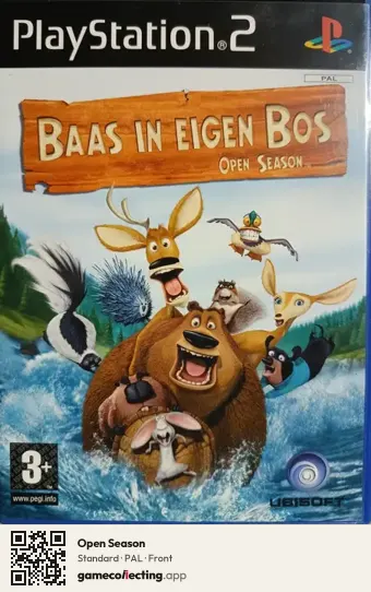 Open Season PlayStation 2, PAL box front
