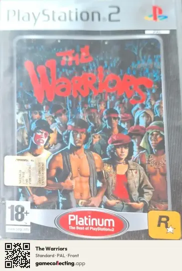 The Warriors PlayStation 2, PAL box front