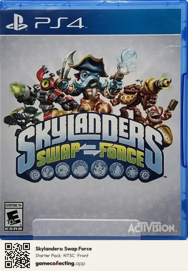 Skylanders: Swap Force PlayStation 4, NTSC box front