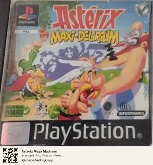 Asterix Mega Madness PlayStation, France box front