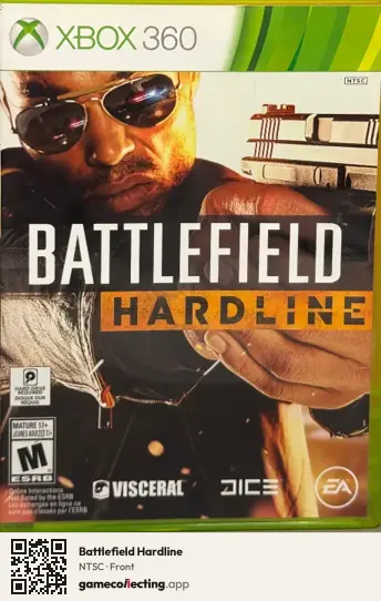 Battlefield Hardline Xbox 360, NTSC box front