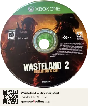 Wasteland 2: Director's Cut Xbox One, NTSC disc