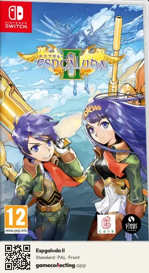 Espgaluda II Nintendo Switch, PAL box front