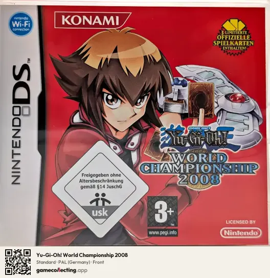 Yu-Gi-Oh! World Championship 2008 Nintendo DS, Germany box front