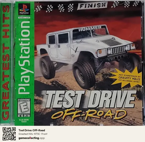 Test Drive: Off-Road PlayStation, NTSC box front