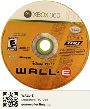 WALL-E Xbox 360, NTSC disc