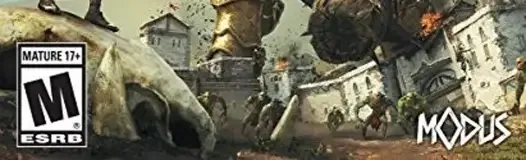 Extinction, the ESRB box on its front
