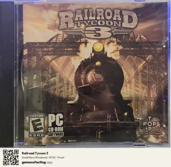 Railroad Tycoon 3 Computer, NTSC box front