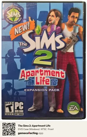 The Sims 2: Apartment Life Computer, NTSC box front