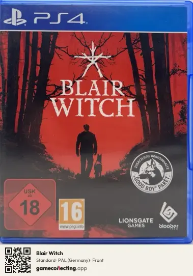 Blair Witch PlayStation 4, Germany box front