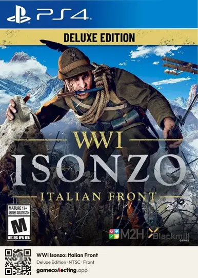 WWI Isonzo: Italian Front PlayStation 4, NTSC box front
