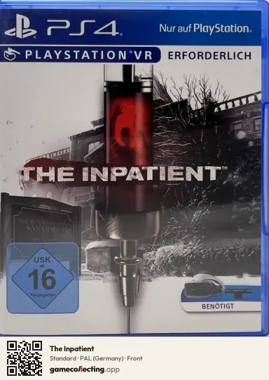 The Inpatient PlayStation 4, Germany box front
