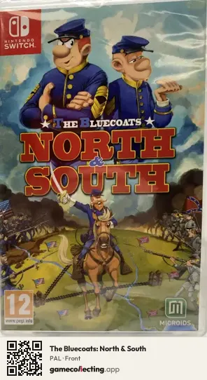 The Bluecoats: North & South Nintendo Switch, PAL box front