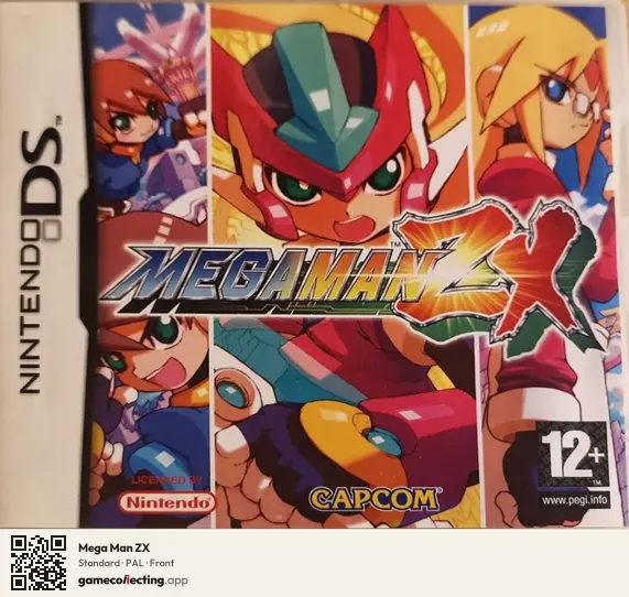 Mega Man ZX Nintendo DS, PAL box front