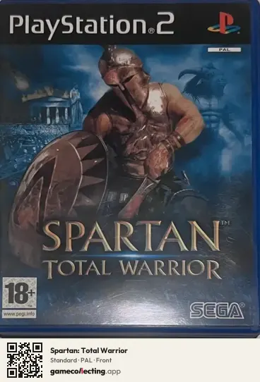 Spartan: Total Warrior PlayStation 2, PAL box front