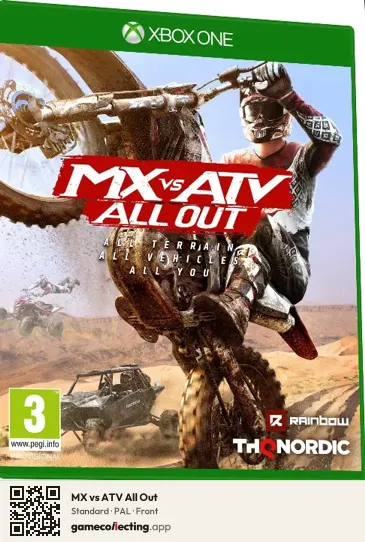 MX vs ATV All Out Xbox One, PAL box front