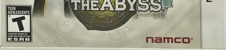 Tales of the Abyss, the ESRB box on its front