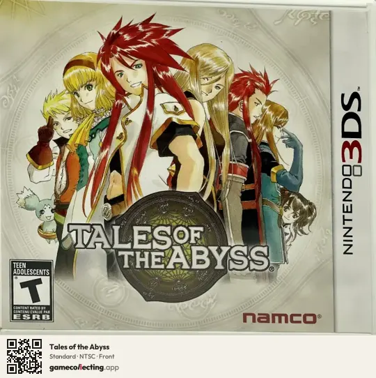Tales of the Abyss Nintendo 3DS, NTSC box front