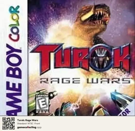 Turok: Rage Wars Game Boy Color, NTSC box front