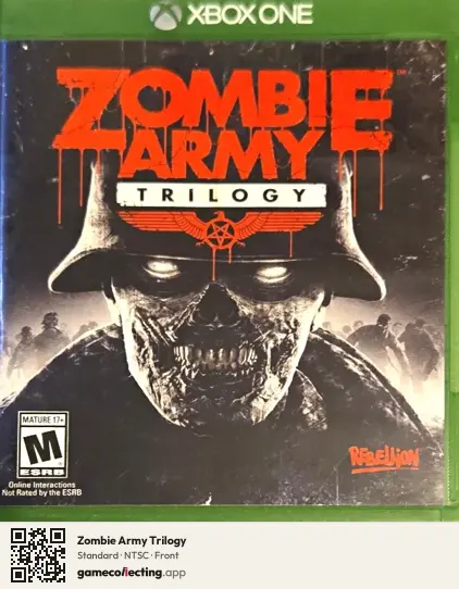 Zombie Army Trilogy Xbox One, NTSC box front