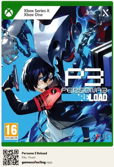 Persona 3 Reload Xbox Series X, PAL box front