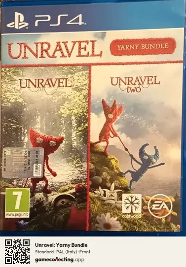 Unravel: Yarny Bundle PlayStation 4, Italy box front