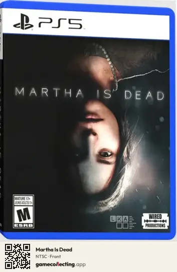 Martha Is Dead PlayStation 5, NTSC box front