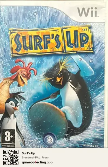 Surf's Up Nintendo Wii, PAL box front