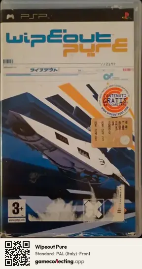Wipeout Pure PlayStation Portable, Italy box front