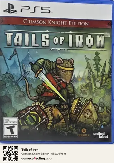 Tails of Iron PlayStation 5, NTSC box front