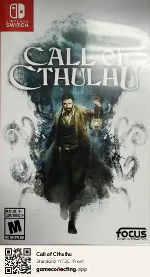 Call of Cthulhu Nintendo Switch, NTSC box front