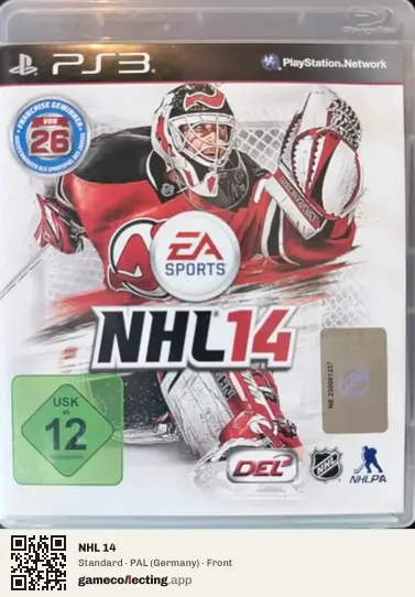 NHL 14 PlayStation 3, Germany box front