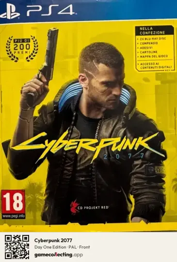Cyberpunk 2077 PlayStation 4, PAL box front