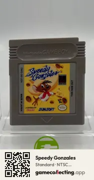 Speedy Gonzales Game Boy, NTSC cartridge label