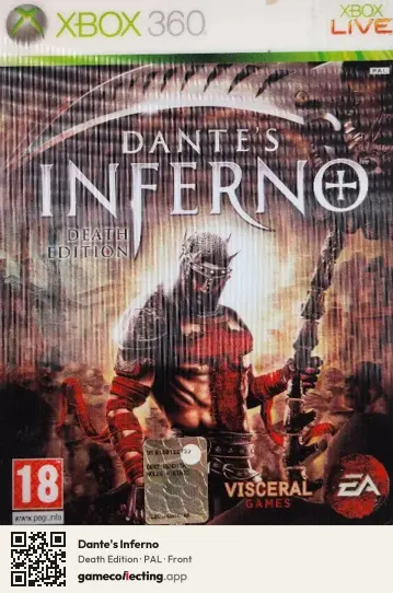 Dante's Inferno Xbox 360, PAL box front