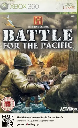 The History Channel: Battle for the Pacific Xbox 360, United Kingdom box front