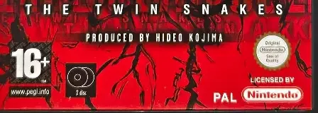 Metal Gear Solid: The Twin Snakes, the PEGI square on its front