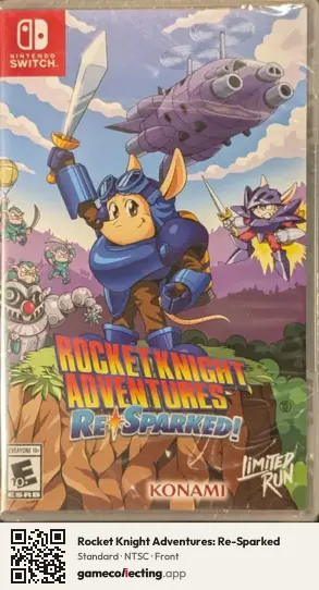Rocket Knight Adventures: Re-Sparked Nintendo Switch, NTSC box front